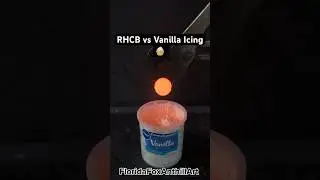 RHCB vs Vanilla Icing 🧁  satisfying #Experiment #ASMR #Science#