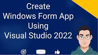 How To Create C# Windows Forms Application In Visual Studio 2022 | Winforms Listview | .NET 8