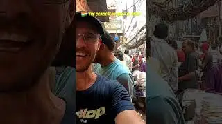 Foreigners 1st Time in Delhi's Crazy Busy Chandni Chowk