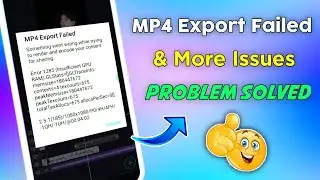 How to fix MP4 export failed in alight motion || alight motion export problem solved in Telugu