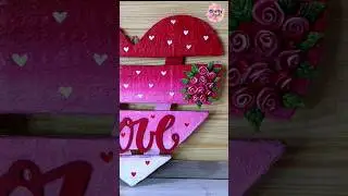 beautiful cardboard craft idea for valentines day