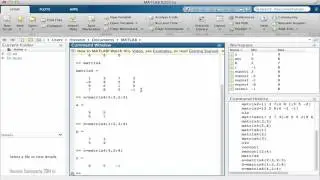 Learning MathLAB Programming x39 Data Extraction in a Matrix