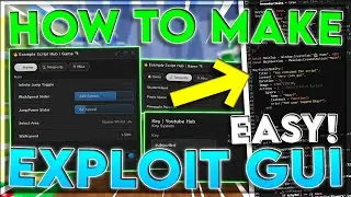 How To Make A ROBLOX Exploit Script / GUI | EASY Tutorial | *JUNE 2023*