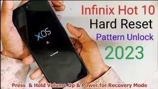 Infinix Note 10 Hard Reset || Pattern Unlock 2023