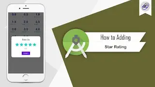 How to Adding Star Rating in Android Studio | AddingStarRating | Android Coding