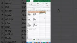 Combine text & change case using flash fill #microsoft  #excel #msexcel #shorts #computer #education