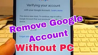 Xiaomi Redmi 8 /M1908C3IC/, Remove Google Account Bypass FRP. Without PC!!!