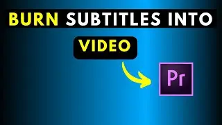 Updated - How to Burn Captions or Subtitles into Video in Adobe Premiere Pro