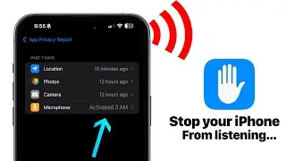 STOP Your iPhone From listening to Your Conversations!