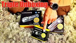 Lumonite Pixel, Compass R and Pilot - Triple Unboxing