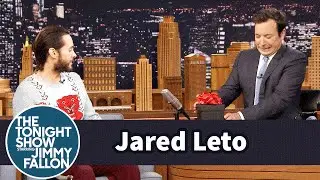 Jared Leto Brings Jimmy a Gift from the Joker