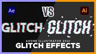 After Effects Vs. Illustrator // Glitch Effect