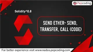 Send Ether- Send, transfer, call (CODE) | Blockchain | Solidity ^0.8 in Hindi