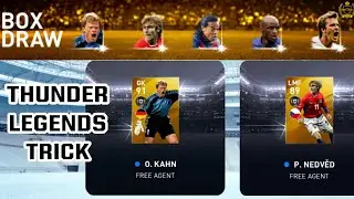 Thunder Black Ball Trick in LEGENDS - Worldwide Clubs Box Draw Pack || Pes 2020 Mobile