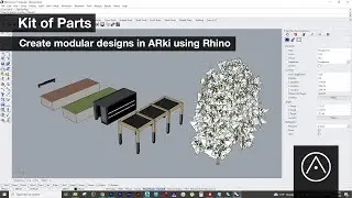 Create modular designs in ARki using Rhino