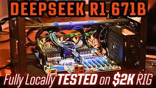 Deepseek R1 671b Running and Testing on a $2000 Local AI Server