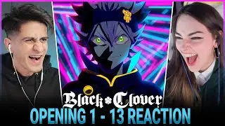 Black Clover Openings 1-13 REACTION | Opening Reaction