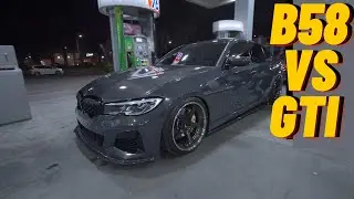 Freshhkiicks BMW M340i vs 500hp GTI