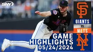 Mets vs Giants (5/24/2024) | NY Mets Highlights | SNY