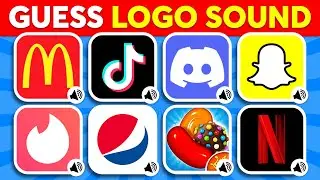 Guess The Logo Sound 🔥🔊 McDonald's, Tiktok, Netflix, Pepsi | Logo Quiz 2024