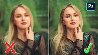 How to sharpen images in Photoshop (English Tutorial)