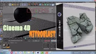 Cinema 4D : Nitroblast plogini ile object qırılma c4d tutorial