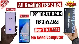 Realme Frp 2024 | Realme Android 13/14 Frp Bypass | Realme Gt Neo 3 Google Account bypass - No pc