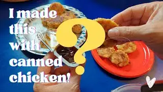 Easy Pantry Meals | What to make with Canned Chicken | Chicken Patties |