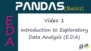 1 - introduction EDA Basics | Pandas Exploratory Data Analysis