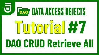 DAO Retrieve All | DAO Tutorial for Beginners
