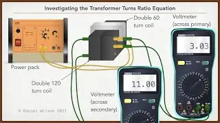 Transformers - Analysing Turns Ratio and p.d. Equation Data