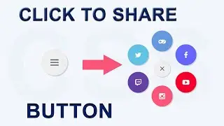 Build Social Media Buttons with Cool Hover Animation using only HTML & CSS