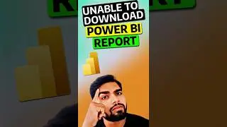 Unable to download Power BI report in Power BI service #powerbi #powerbiservice #datavisualization