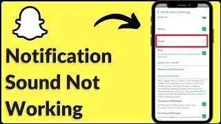 How to Fix Snapchat Notification Sound Not Working Problem