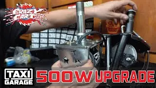 Crazy cart 250W stock vs 500W FULL SEND! TAXI GARAGE