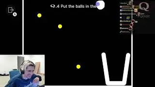 PUT THE BALLS IN THE CUP! xQc Plays Q REMASTERED