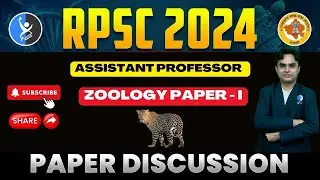 RPSC ZOOLOGY Assistant Professor 2024 Paper  I Solutions I IFAS