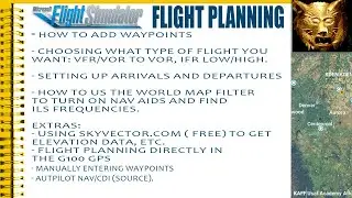 Flight Planning in MSFS2020 World Map | Extras: Using Skyvector (For elevations)