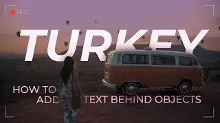 Text behind moving object in After effects 2024 | Easy tutorial