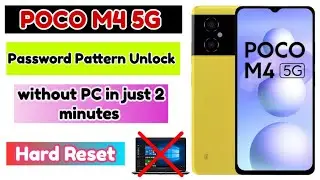 Poco M4 5G Factory Reset when Forgot Password | All Xiaomi Mobile Hard Reset without PC