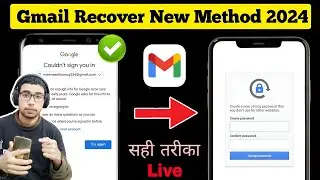 How to Recover Gmail Account Without Phone Number and Recovery Email 2024 | Gmail Account Recovery