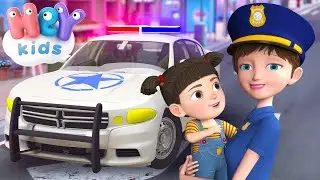 La patrulla de policía 🚔 Coche de policía para niños 🚓 Canciones Infantiles - HeyKids