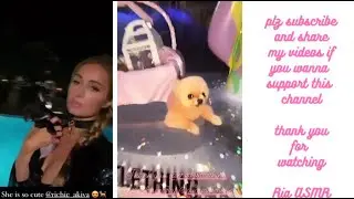 BEST UNINTENTIONAL ASMR ,PARIS HILTON pets,soothing voice,calm,stress relief,sleep