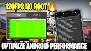 🚀BOOST FPS And Optimize Performance With Setprop codes : Without root | Max PERF 120 FPS⚡