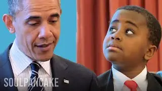 Kid President meets the President of the United States of America