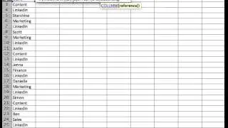 Move Every Third Row in Excel to a Column