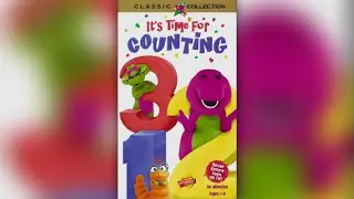 Barney: It's Time for Counting [1998] - 1998 VHS Release