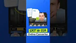 Easily convert SRT files to SSA or any other subtitle format directly in your browser