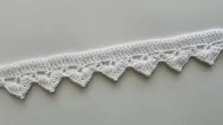 ЛЕНТОЧНОЕ КРУЖЕВО мастер-класс. Вязание крючком / Crochet Lace Ribbon