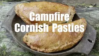 Campfire Cooking - Cornish Pasties Baked in a Reflector Oven.